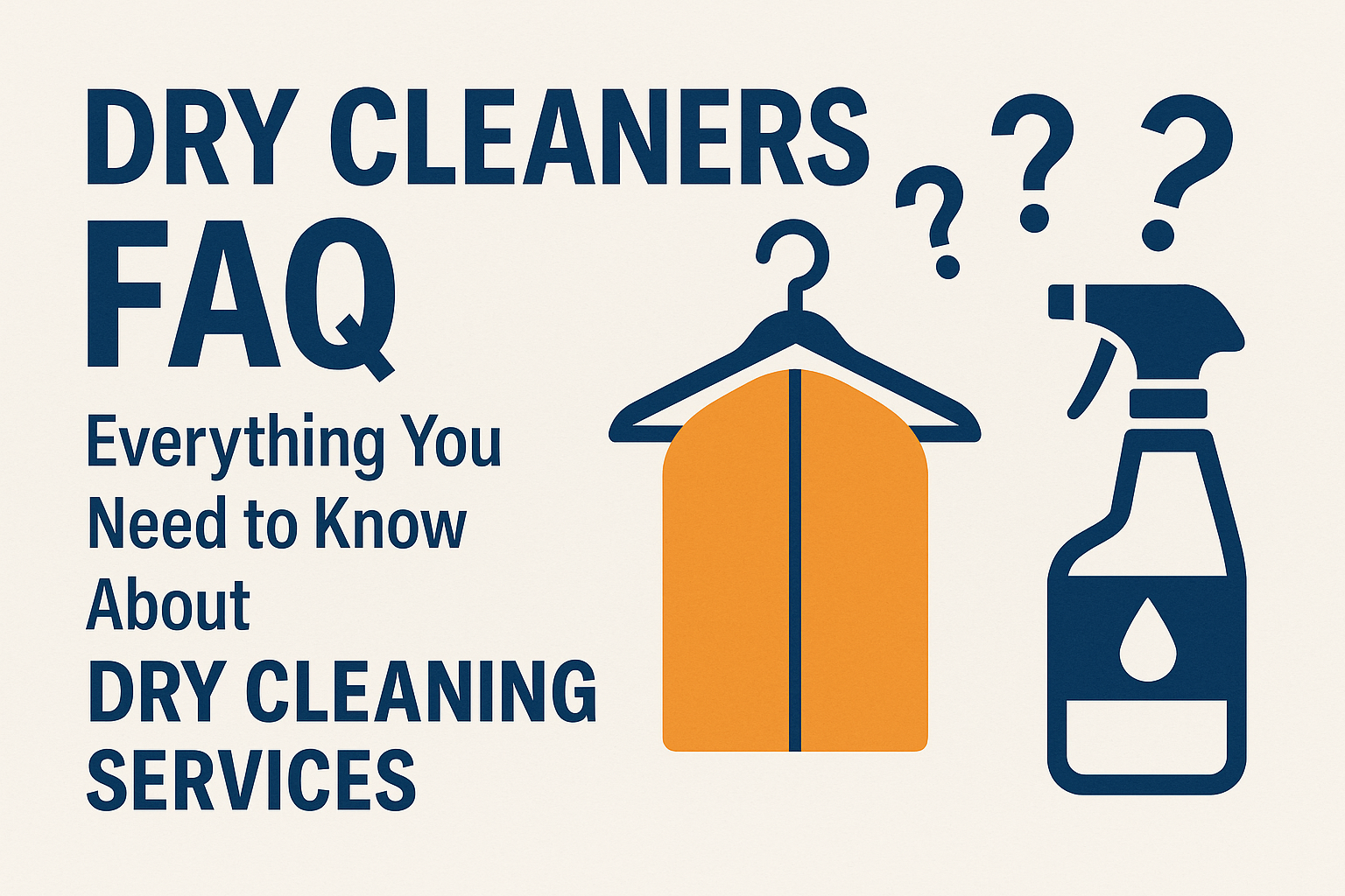 Dry cleaning professional answering customer questions