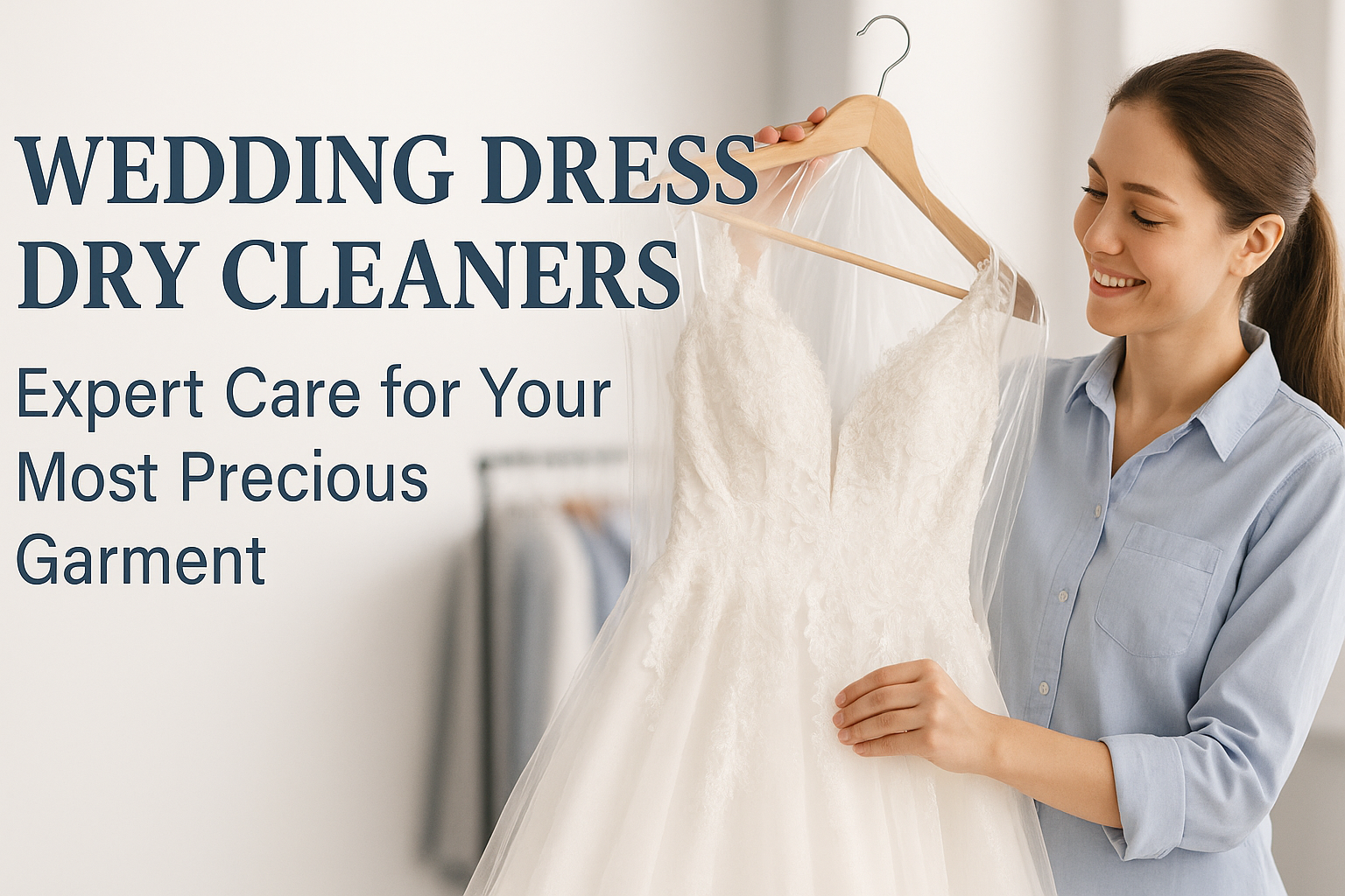 Professional wedding dress cleaning and preservation services